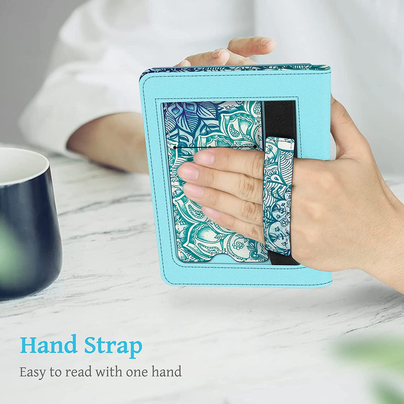 Kindle Paperwhite (11th Gen 2021) Sleeve Case with Foldable Stand and Hand Strap | Fintie