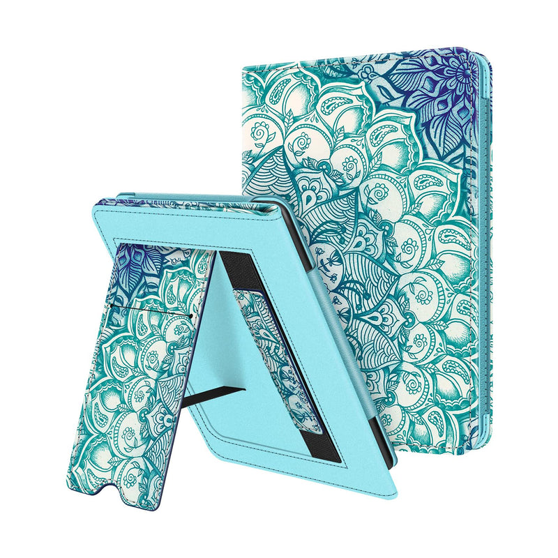 kindle 6.8 paperwhite case in emerald illusions