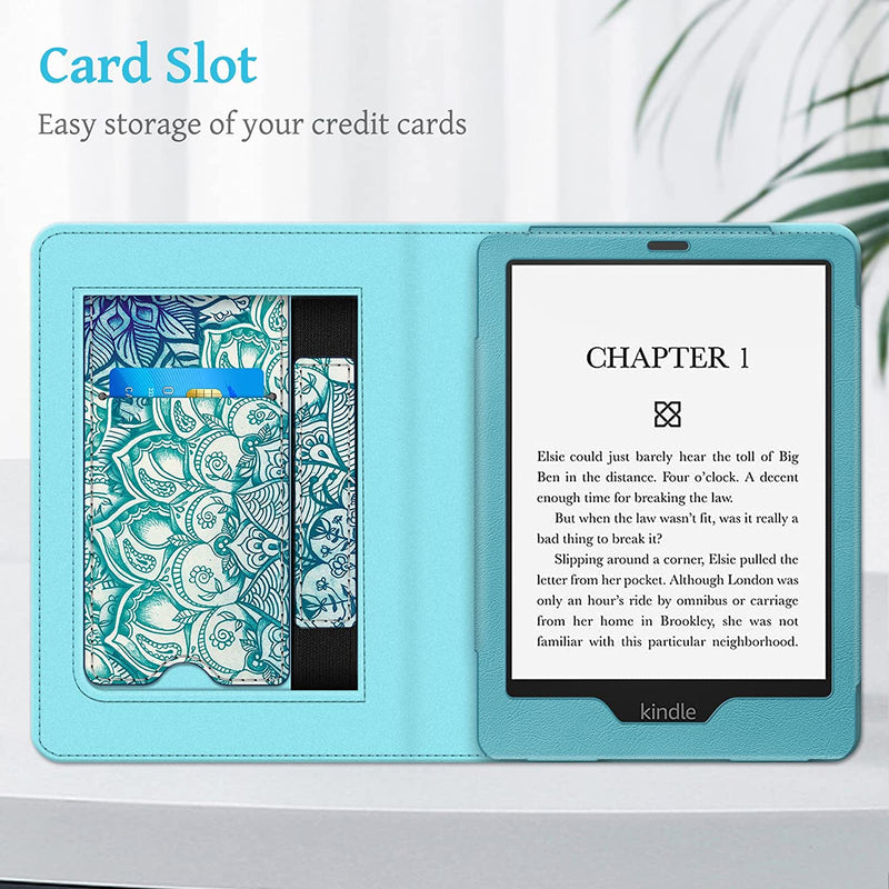 Kindle Paperwhite (11th Gen 2021) Sleeve Case with Foldable Stand and Hand Strap | Fintie