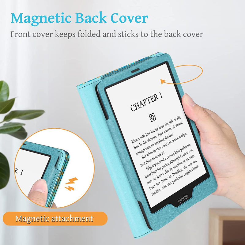 Kindle Paperwhite (11th Gen 2021) Sleeve Case with Foldable Stand and Hand Strap | Fintie