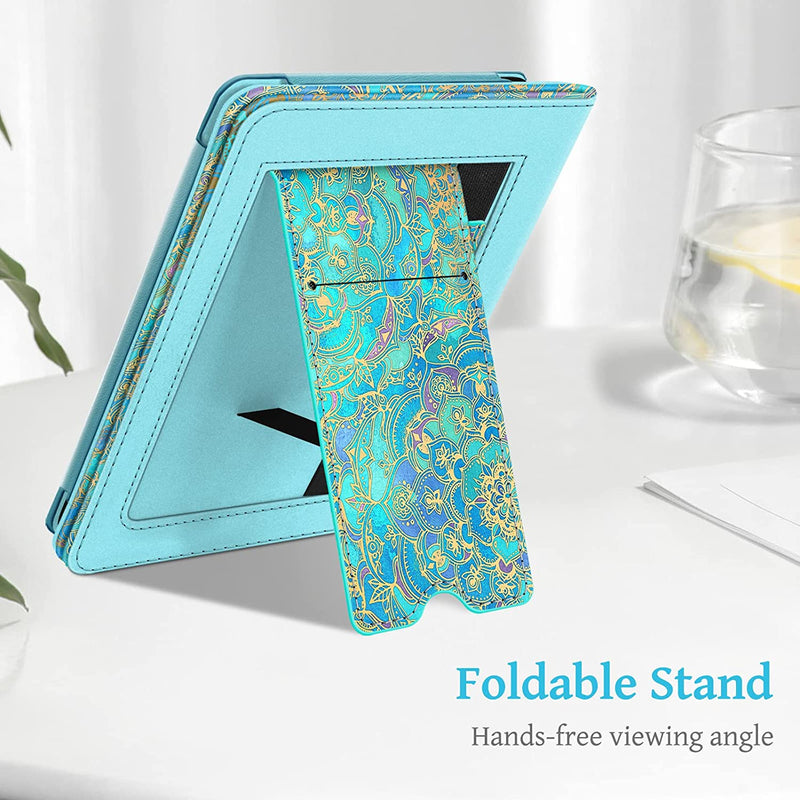 Kindle Paperwhite (11th Gen 2021) Sleeve Case with Foldable Stand and Hand Strap | Fintie