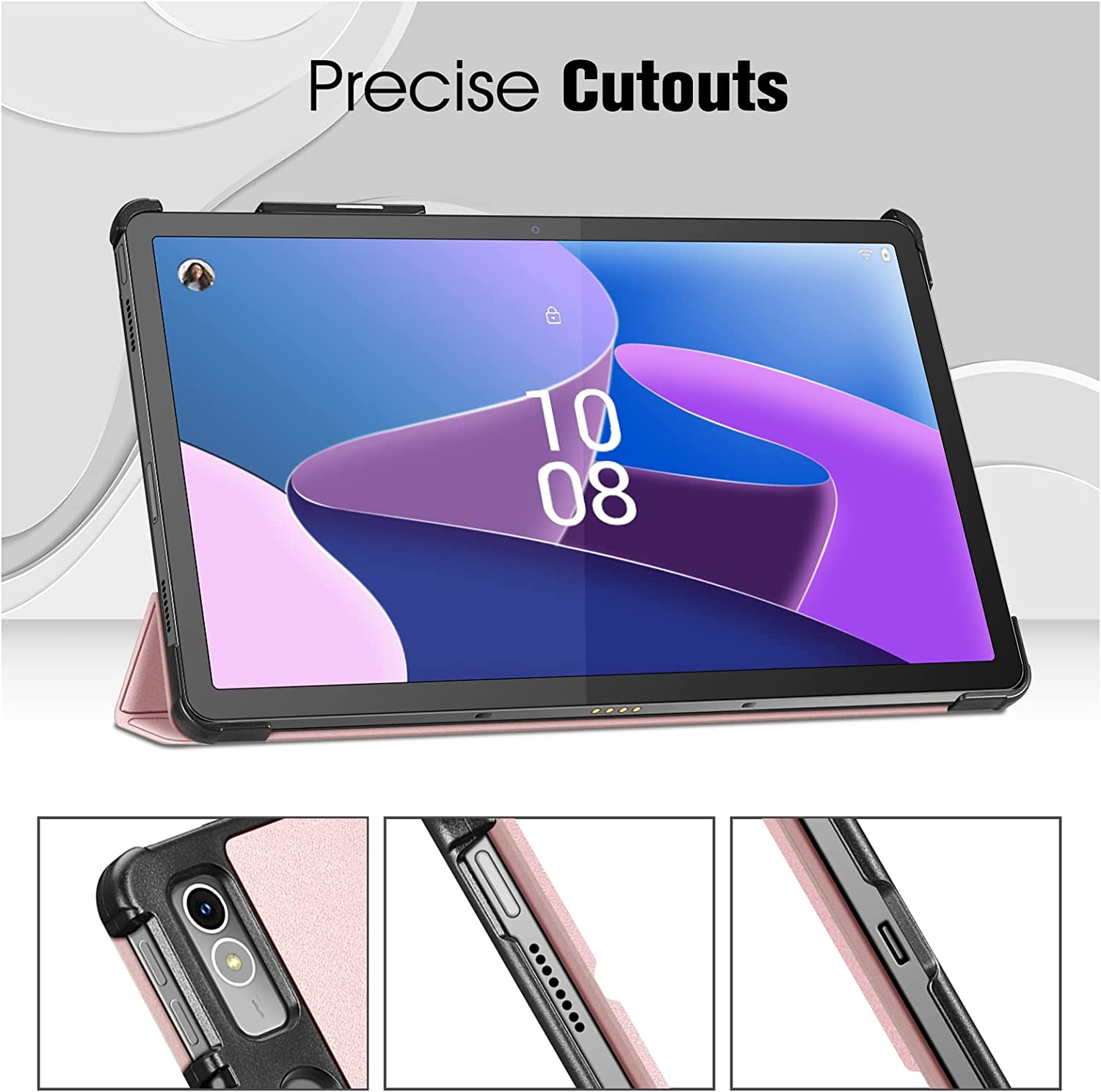 Fintie Hybrid Slim Case for Lenovo Tab P11 Plus 2021 / Tab P11 11,  Shockproof Cover with Clear Transparent Back Shell for Lenovo Tab P11 2020