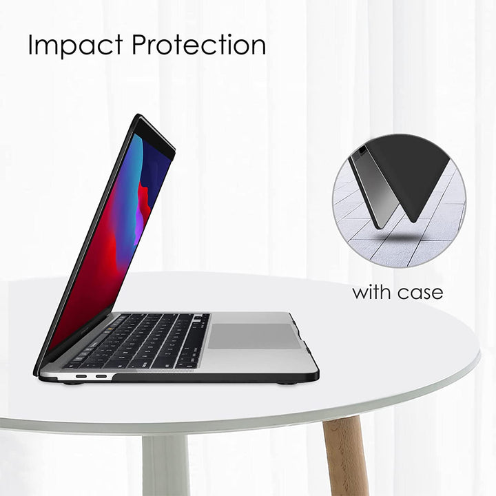 MOKASE Hoesje Compatibel met MacBook Pro 16 duim 2024-2021 M4 A3403 A3186 M3 A2991 M2 A2780 M1 A2485 Pro Max & Touch ID, Rubberen Beschermhoes Van Harde Kunststof & Toetsenbordhoes, Black Gold MOKASE Hoesje Compatibel met MacBook Pro 16 duim 2024-2021 M4 A3403 A3186 M3 A2991 M2 A2780 M1 A2485 Pro Max & Touch ID, Rubberen Beschermhoes Van Harde Kunststof & Toetsenbordhoes, Black Gold
