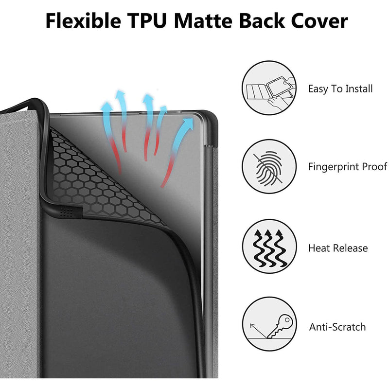 surface pro x case with soft back cover