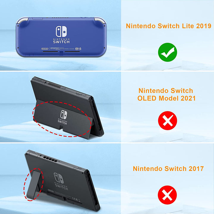 Nintendo Switch Lite 2019 Case with 2 Game Card Slots | Fintie