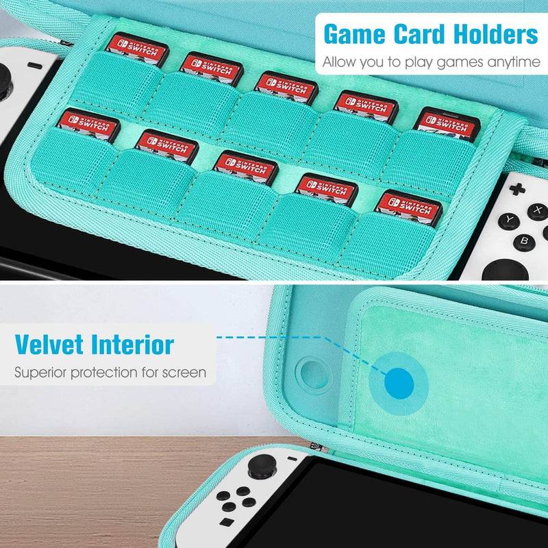 switch case with game card holders