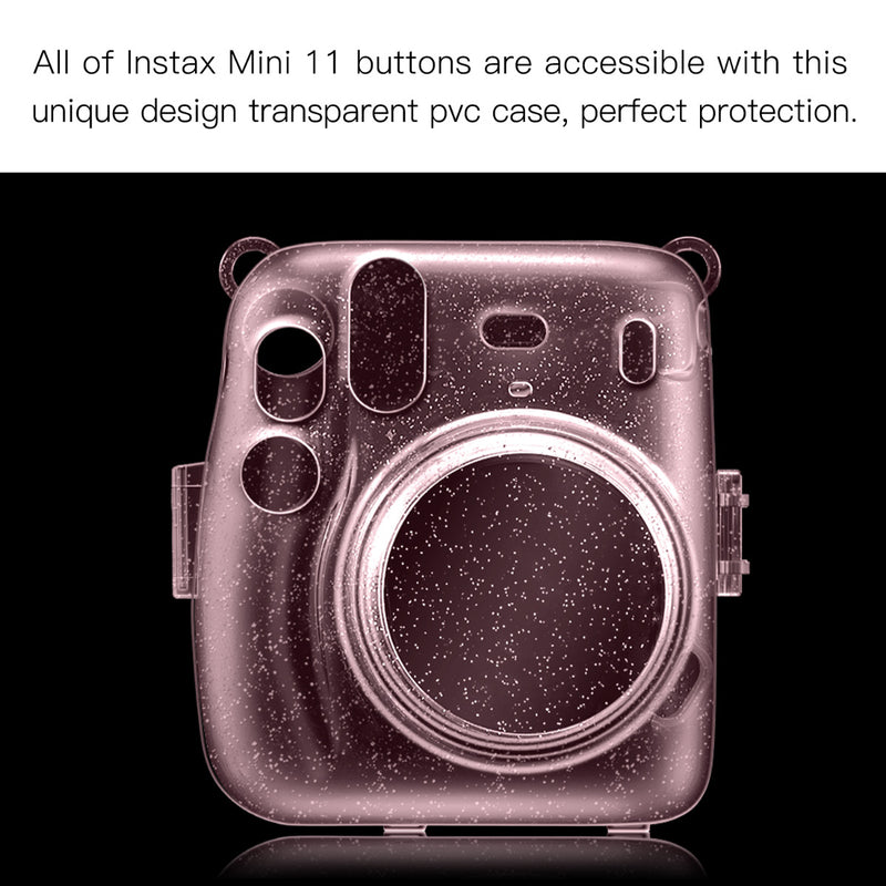blush pink camera bag for instax mini 11