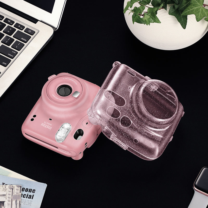 fujifilm instax mini 11 blush pink case