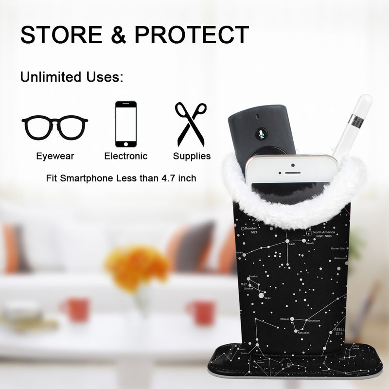 Fintie Plush Lined Eyeglasses Holder with Magnetic Base