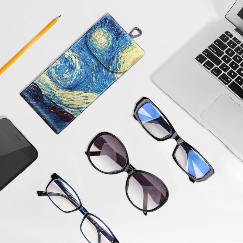 Double Eyeglasses Case with Carabiner Hook | Fintie