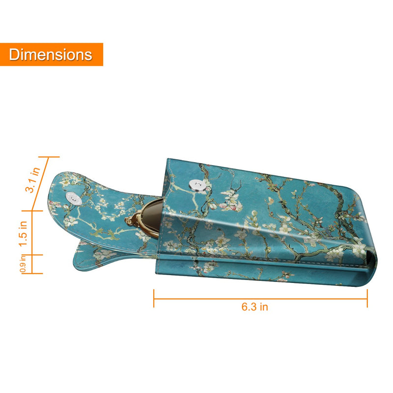 Double Eyeglasses Case with Carabiner Hook | Fintie