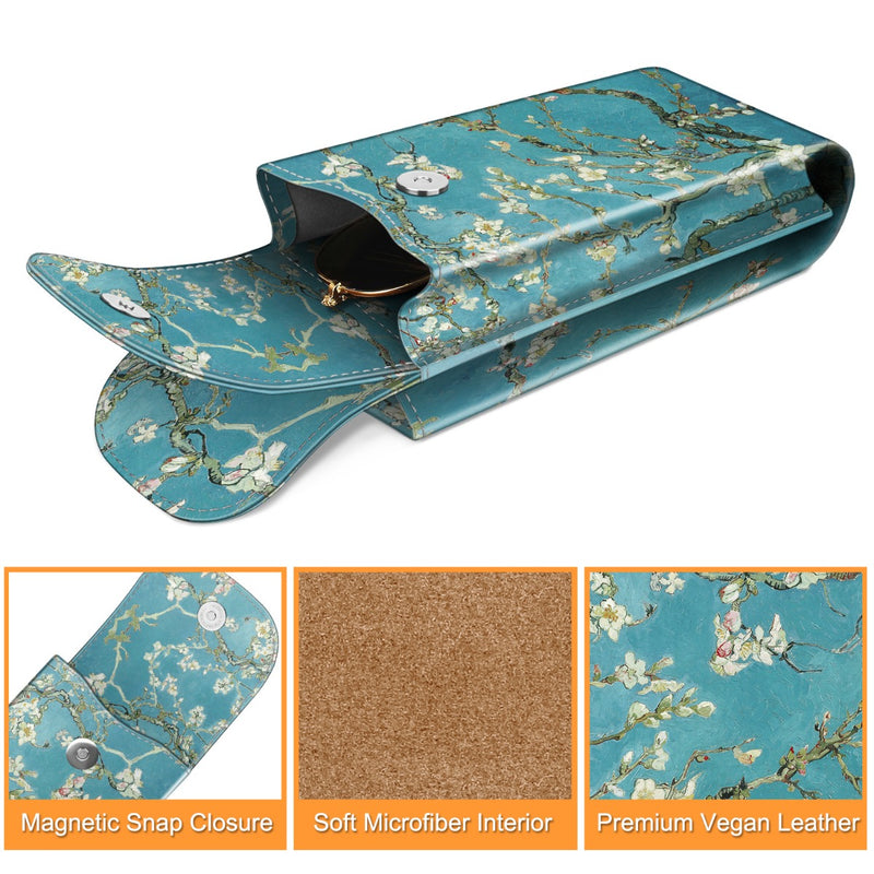 Double Eyeglasses Case with Carabiner Hook | Fintie