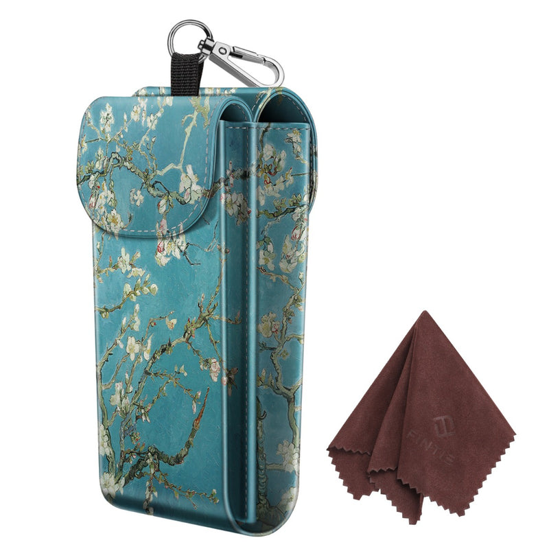 Double Eyeglasses Case with Carabiner Hook | Fintie
