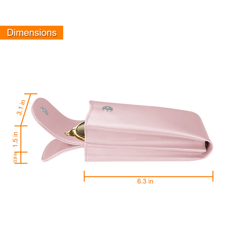 Double Eyeglasses Case with Carabiner Hook | Fintie