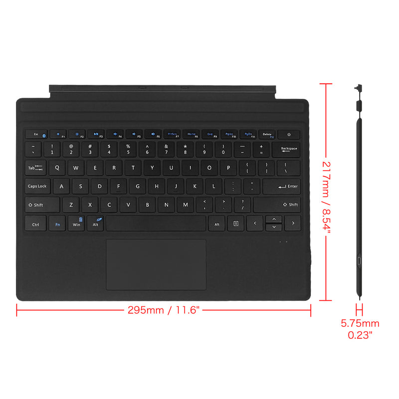 bluetooth keyboard works with Surface Pro 7 Plus