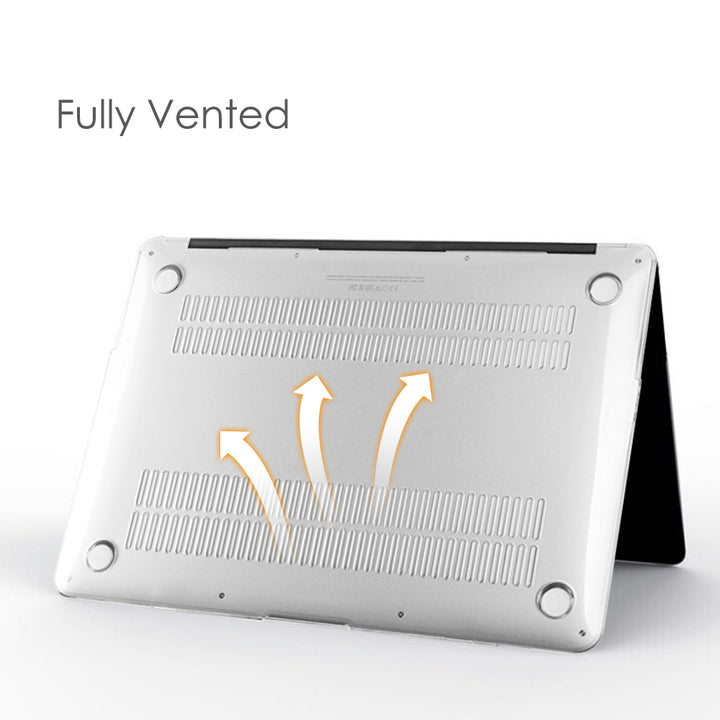 MacBook Air 13 Inch (A1466/A1369) Hard-Shell Clear Case | Fintie