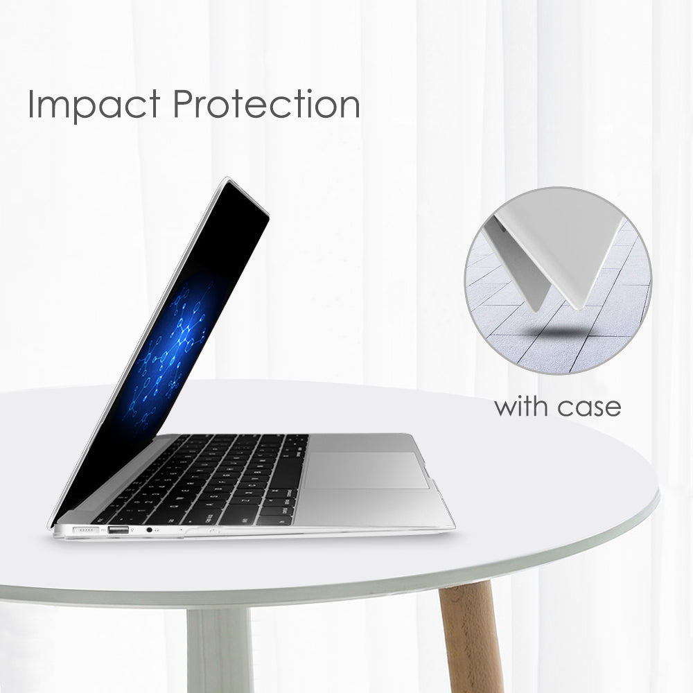 MacBook Air 13 Inch (A1466/A1369) Hard-Shell Clear Case | Fintie