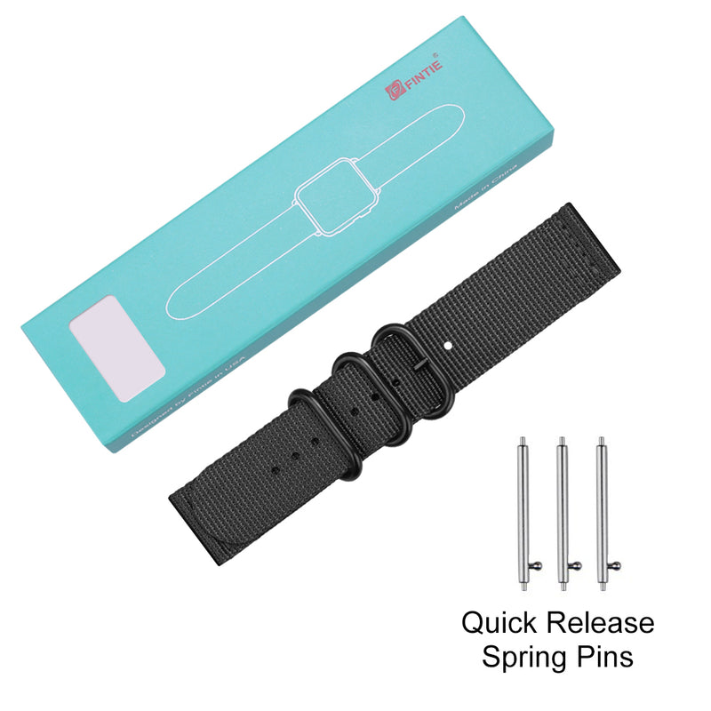 Nylon Watch Band for Garmin Vivoactive5/3, Garmin Venu Sq/Venu 2 Plus| Fintie