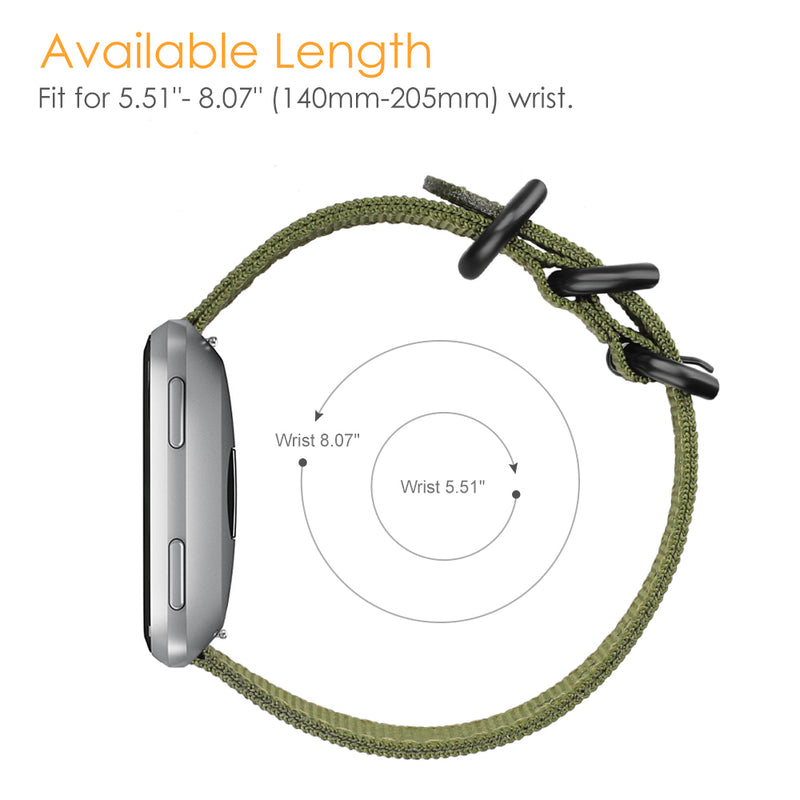 Nylon Band for Fitbit Versa 2/Versa Lite/Versa Special Edition | Fintie