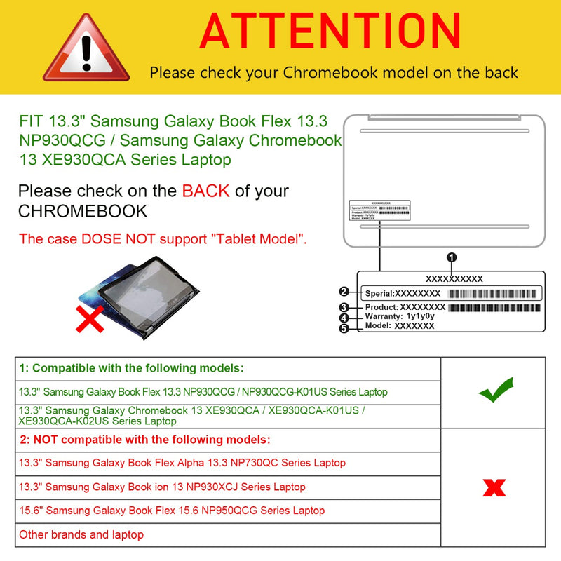 Samsung Galaxy Book Flex 13.3" Sleeve Case | Fintie