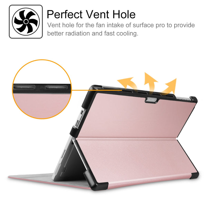 12.3-inch surface pro tablet case with vent holes