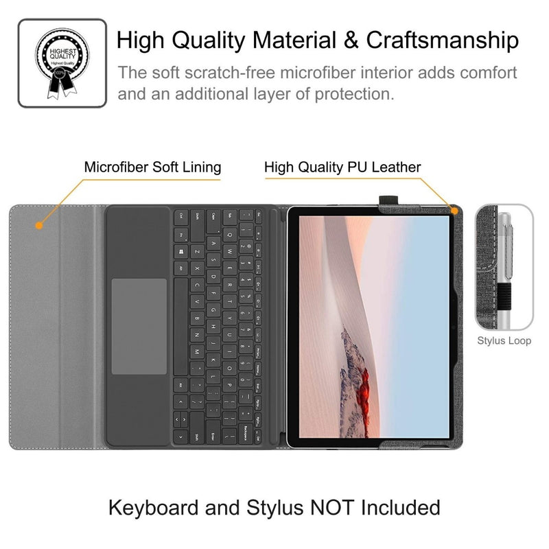 surface go 3 case with a pen loop