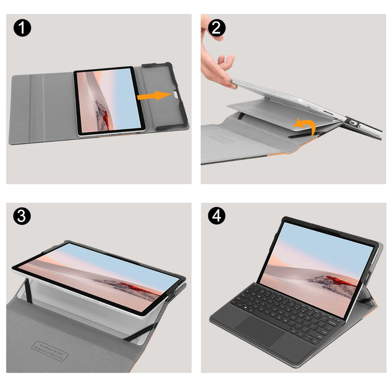 how to install surface go cover