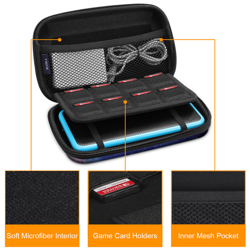 nintendo 2ds xl case with game card holders