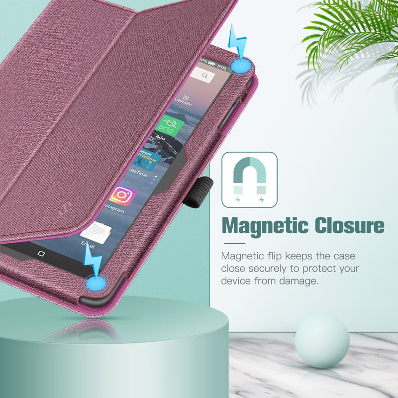 Fire HD 8 / Fire HD 8 Plus (12th/10th Gen, 2024/2022/2020) Folio Case | Fintie