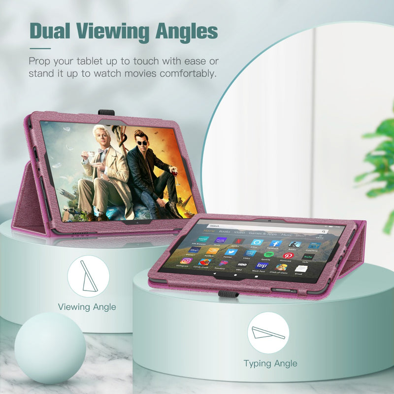 Fire HD 8 / Fire HD 8 Plus (12th/10th Gen, 2024/2022/2020) Folio Case | Fintie