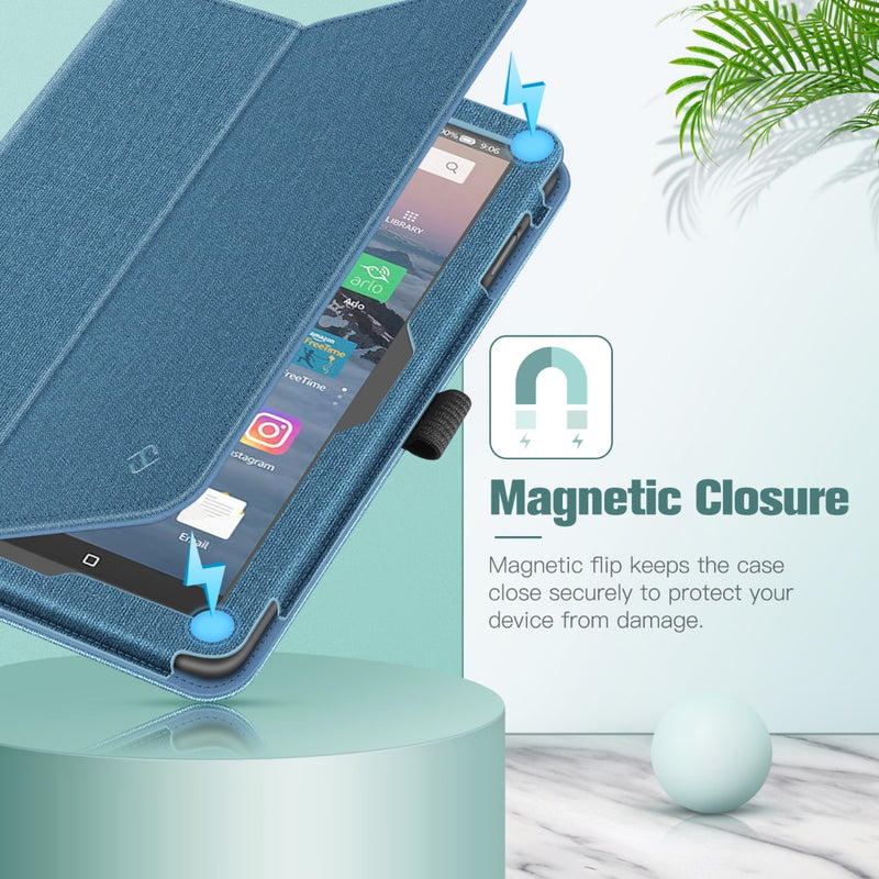 Fire HD 8 / Fire HD 8 Plus (12th/10th Gen, 2024/2022/2020) Folio Case | Fintie
