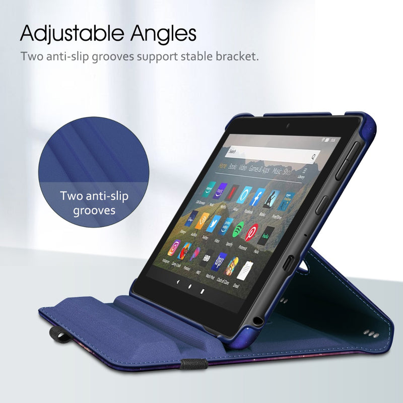 fintie 10th gen fire hd 8 case with adjustable angles
