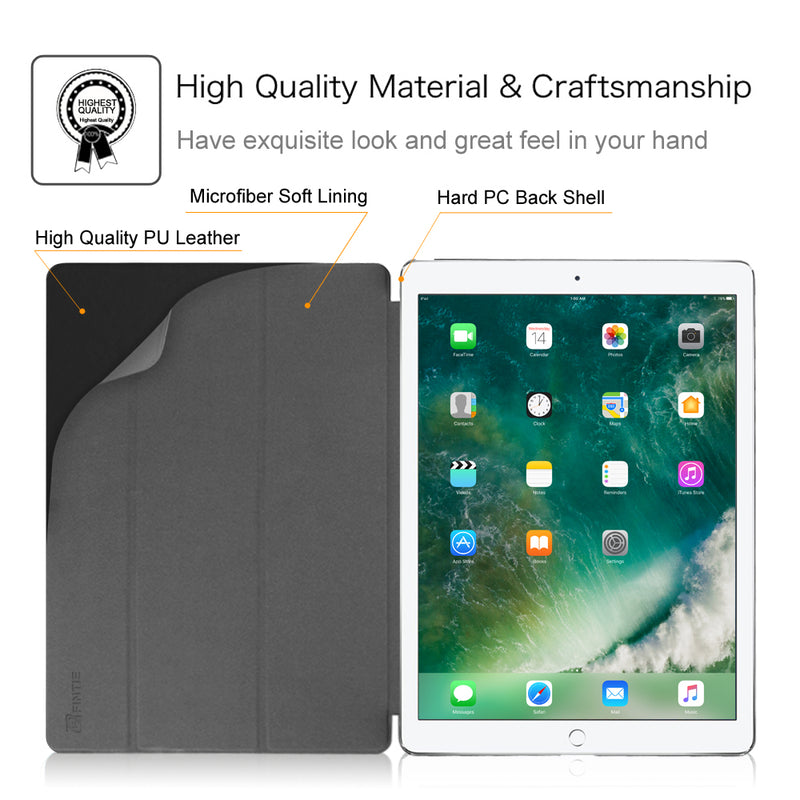 iPad Pro 12.9 Inch (2017/2015) SlimShell Lightweight Case | Fintie
