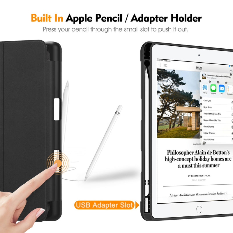 fintie ipad 10.2 case with pencil holder