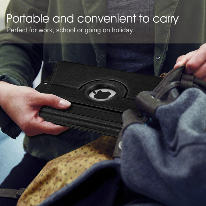 Custodia SINSO Per IPad 9a/8a/7a Gen 10.2" – Girevole 360°, Tracolla, Protezione Schermo Inclusa
