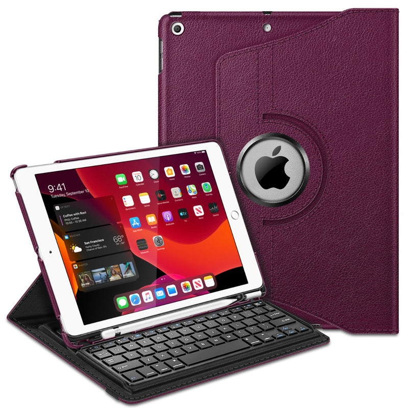 iPad 9 (2021) / iPad 8 / iPad 7 10.2" Rotating Keyboard Case | Fintie