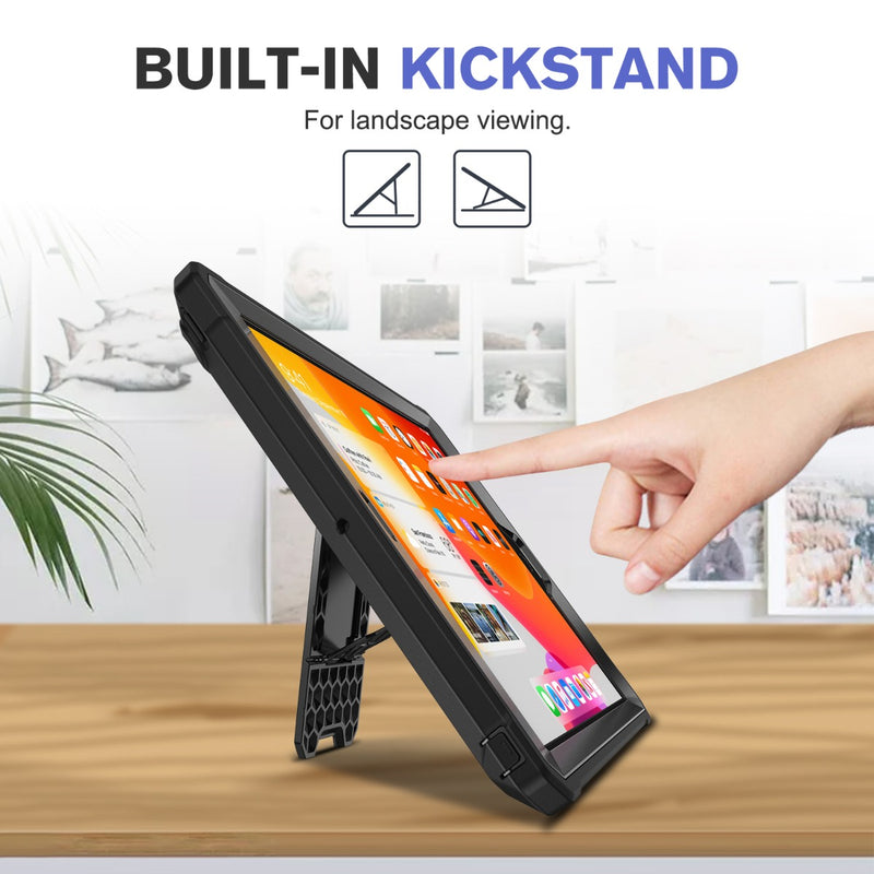 iPad 9th Gen / iPad 8th Gen / iPad 7th Gen 10.2" Tuatara Rugged Kickstand Case | Fintie