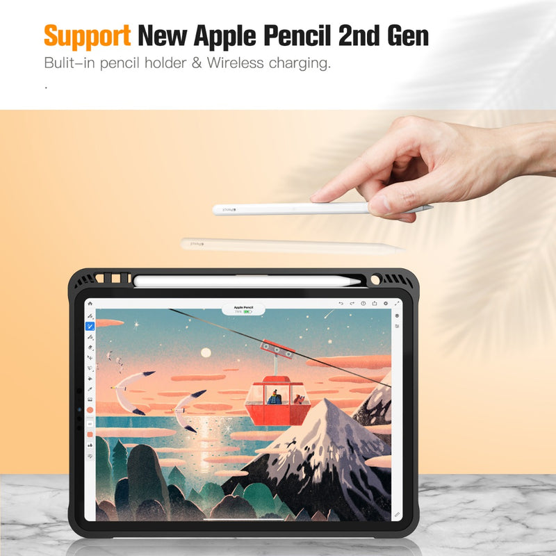 iPad Pro 11" 2020/2018 SlimShell Case with Pencil Holder | Fintie