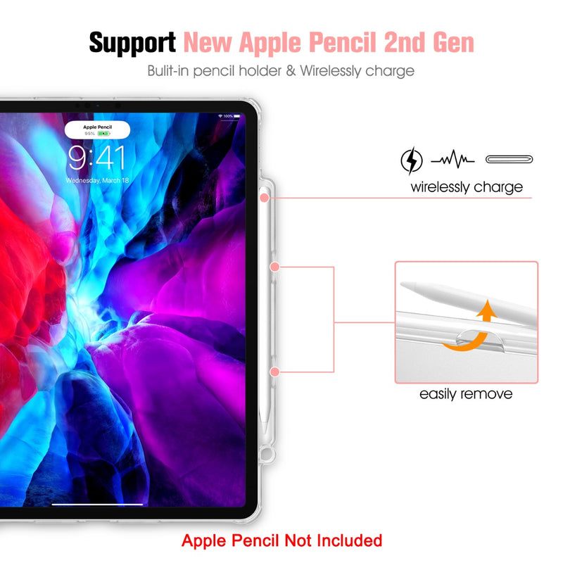 iPad Pro case with pencil holder