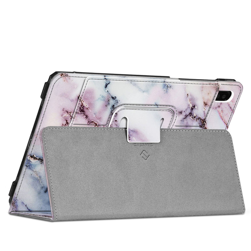 stand your galaxy tab s6 up with the fintie case