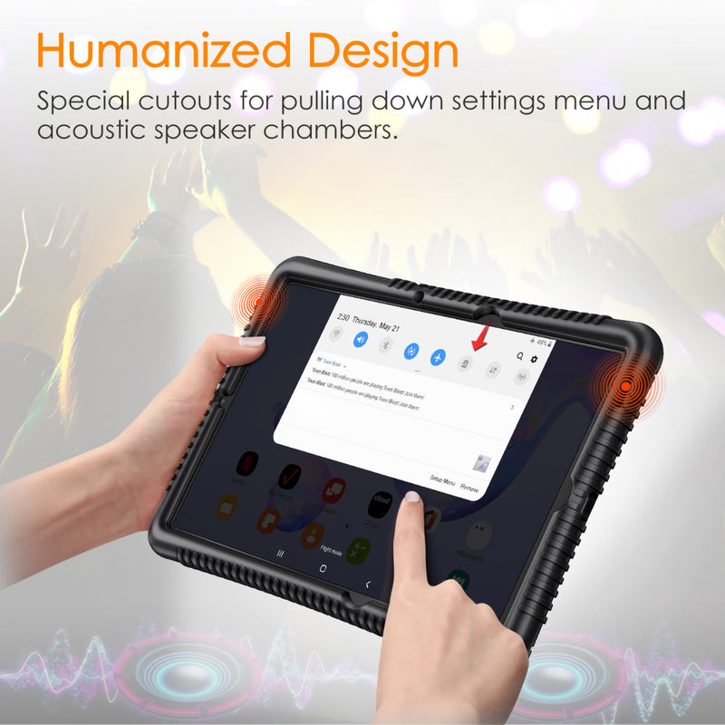Galaxy Tab S6 Lite 10.4" 2024/2022/2020 Honey Comb Silicone Case | Fintie