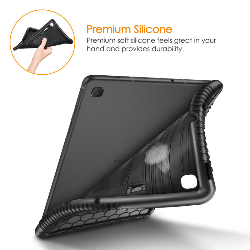 Galaxy Tab S6 Lite 10.4" 2024/2022/2020 Honey Comb Silicone Case | Fintie
