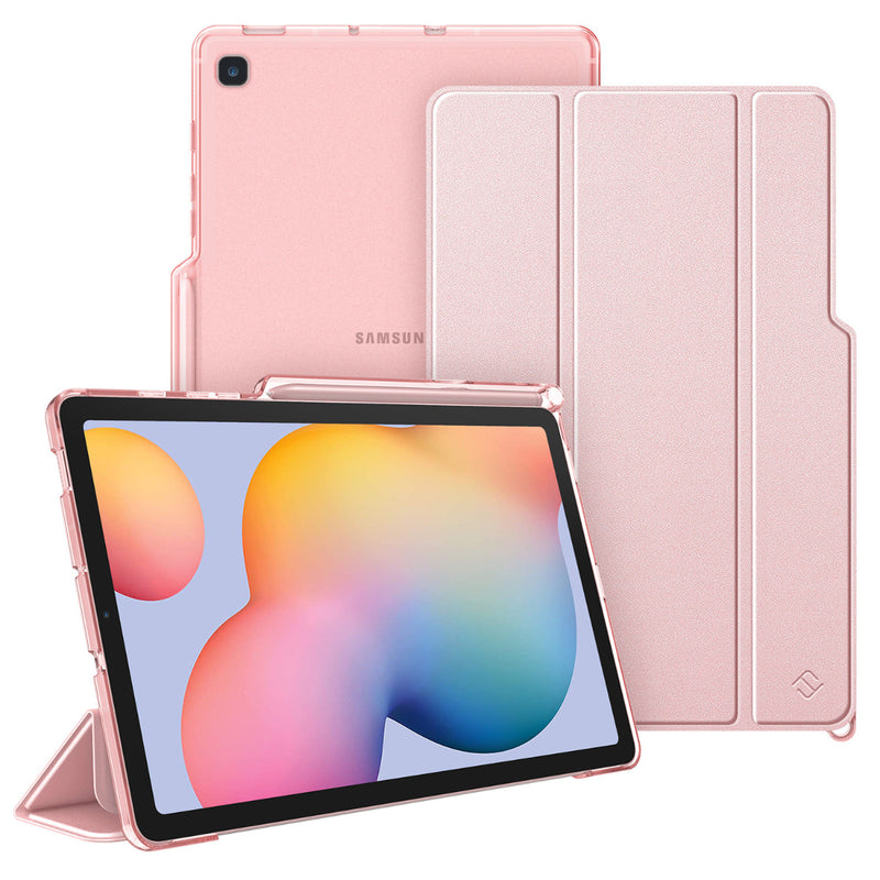 Galaxy Tab S6 Lite 2024/2022/2020 Slim Case with Translucent Frosted Back | Fintie