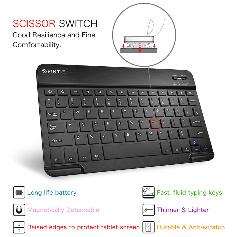 Galaxy Tab S8/Tab S7 11-inch Slim Case With Keyboard | Fintie