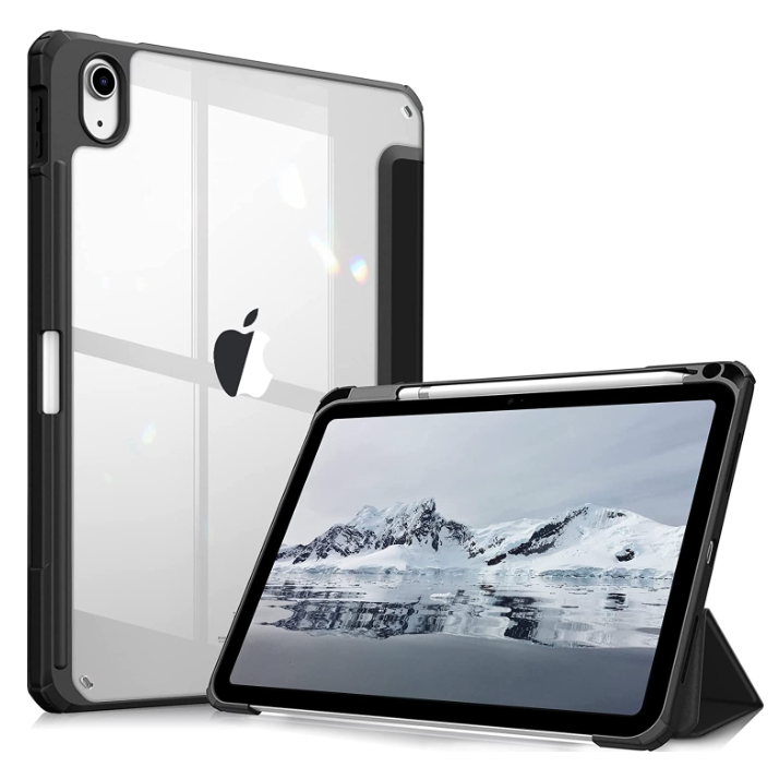 iPad 11-Inch A16 Chip 2025, iPad 10th Gen 10.9" 2022 Hybrid Slim Case w/ Pencil Holder | Fintie