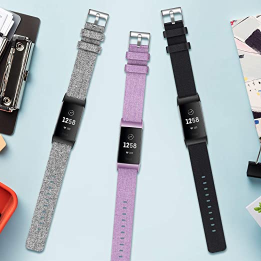 Fitbit Charge 4 / Charge 3 Woven Nylon Band | Fintie