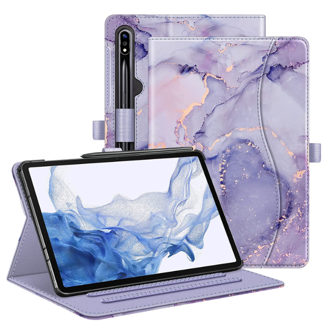 Galaxy Tab S8/Tab S7 11-inch Multiple Angle View Protective Case | Fintie