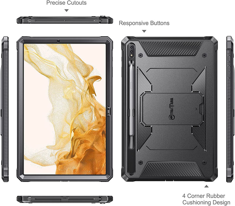 Galaxy Tab S8 Plus / Tab S7 FE / Tab S7 Plus Tuatara Kickstand Case | Fintie