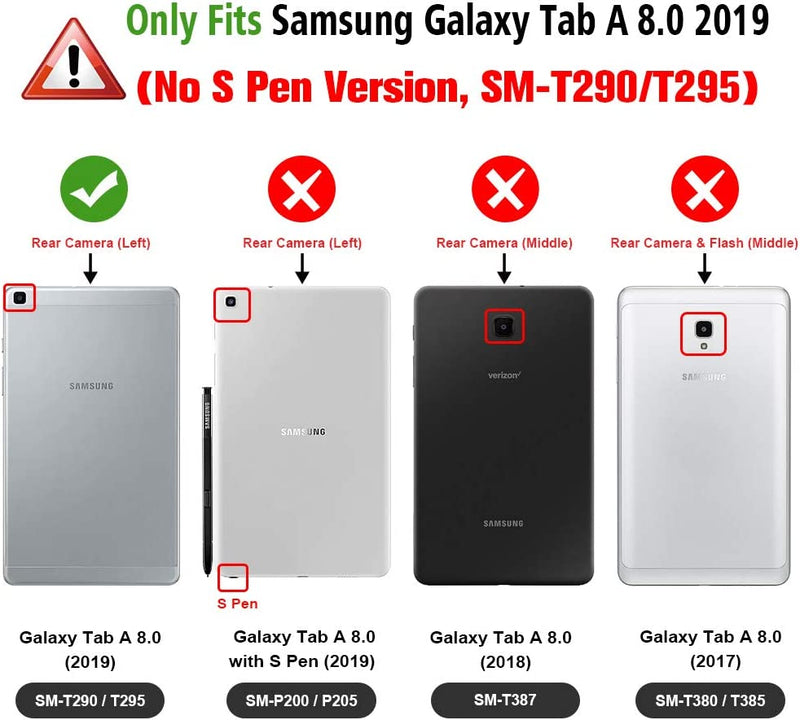 Galaxy Tab A 8.0 2019 (SM-T290/SM-T295) 360-Degree Rotating Case | Fintie