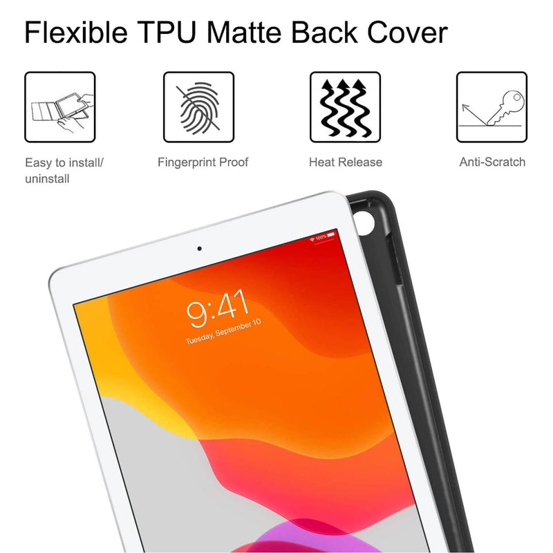 iPad 9th Gen (2021) / iPad 8th Gen / iPad 7th Gen 10.2-Inch Keyboard Case | Fintie